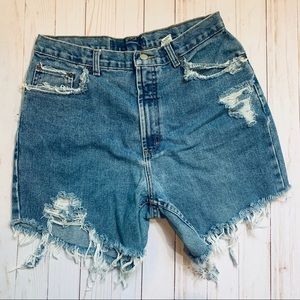 Vintage Denim Cut Off Jean Shorts